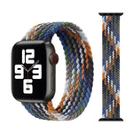 สายรัดนาฬิกาไนลอนถักหัวโลหะ ขนาด: L 155 มม. สำหรับ Apple Watch Series 6 & SE & 5 & 4 40 มม. / 3 & 2 & 1 38 มม., L 155 มม. 40 มม. / 38 มม.