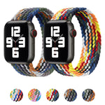 สายรัดนาฬิกาไนลอนถักหัวโลหะ ขนาด: L 155 มม. สำหรับ Apple Watch Series 6 & SE & 5 & 4 40 มม. / 3 & 2 & 1 38 มม., L 155 มม. 40 มม. / 38 มม.