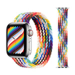 สายรัดนาฬิกาไนลอนถักหัวโลหะ ขนาด: S 145 มม. สำหรับ Apple Watch Series 6 & SE & 5 & 4 44 มม. / 3 & 2 & 1 42 มม., S 145 มม. 44 มม. / 42 มม.