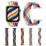 สายรัดนาฬิกาไนลอนถักหัวโลหะ ขนาด: S 145 มม. สำหรับ Apple Watch Series 6 & SE & 5 & 4 44 มม. / 3 & 2 & 1 42 มม., S 145 มม. 44 มม. / 42 มม.