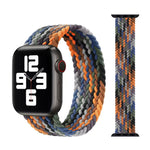 สายรัดนาฬิกาไนลอนถักหัวโลหะ ขนาด: L 165mm สำหรับ Apple Watch Series 6 & SE & 5 & 4 44mm / 3 & 2 & 1 42mm, L 165mm 44mm / 42mm