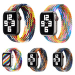 สายรัดนาฬิกาไนลอนถักหัวโลหะ ขนาด: L 165mm สำหรับ Apple Watch Series 6 & SE & 5 & 4 44mm / 3 & 2 & 1 42mm, L 165mm 44mm / 42mm