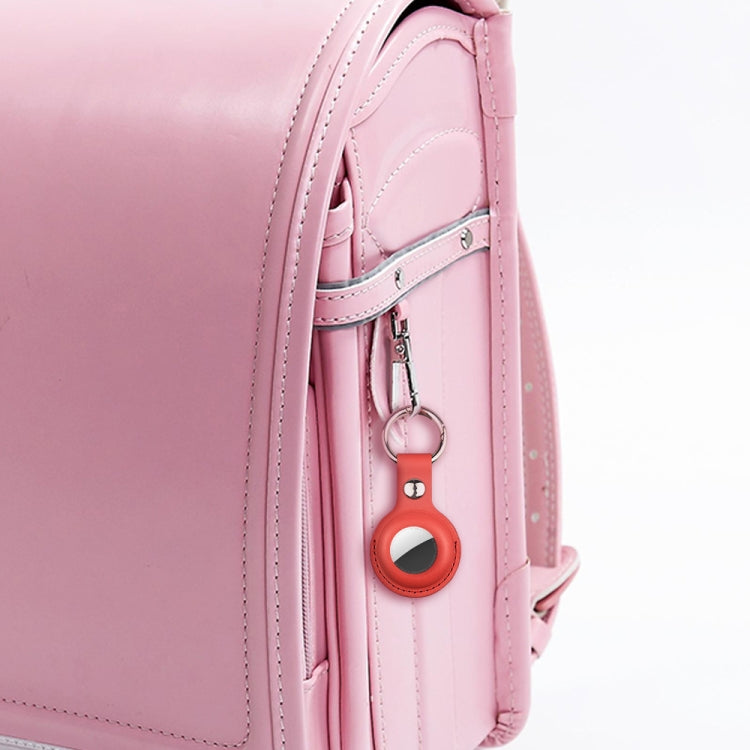 เคสหนังกันรอยกันกระแทกพร้อมห่วงคล้องกุญแจและสายแขวน สำหรับ AirTag รุ่นที่ 2 / รุ่นที่ 1