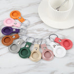 เคสหนังกันรอยกันกระแทกพร้อมสายแขวนและห่วงคล้องกุญแจ สำหรับ AirTag รุ่นที่ 2 / รุ่นที่ 1
