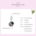 จี้เต่าทองเงินสเตอร์ลิง S925 อุปกรณ์ทำสร้อยข้อมือสร้อยคอ DIY ลายจี้เต่าทอง