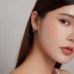ต่างหูผู้หญิงรูปหัวใจกลวงเงินสเตอร์ลิง S925, รูปหัวใจกลวง(สีเงิน), รูปหัวใจกลวง(สีทอง)