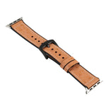 Ostrich Texture Leather Replacement Watchbands For Apple Watch Series, 7 45mm / 6 & SE & 5 & 4 44mm / 3 & 2 & 1 42mm