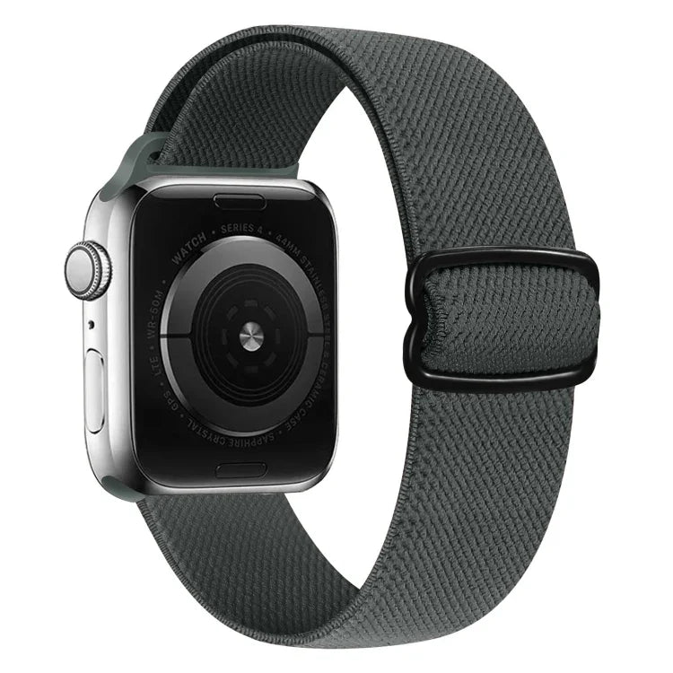 สายรัดนาฬิกาไนลอนหัวเข็มขัดรูปเลข 8 สำหรับ Apple Watch Series 9&8&7 41mm / SE 3&SE 2&6&SE&5&4 40mm / 3&2&1 38mm, สำหรับ Apple Watch Series 7 45mm / & 6 & SE & 5 & 4 44mm