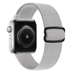 สายรัดนาฬิกาไนลอนหัวเข็มขัดรูปเลข 8 สำหรับ Apple Watch Series 9&8&7 41mm / SE 3&SE 2&6&SE&5&4 40mm / 3&2&1 38mm, สำหรับ Apple Watch Series 7 45mm / & 6 & SE & 5 & 4 44mm