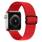 สายรัดนาฬิกาไนลอนหัวเข็มขัดรูปเลข 8 สำหรับ Apple Watch Series 9&8&7 41mm / SE 3&SE 2&6&SE&5&4 40mm / 3&2&1 38mm, สำหรับ Apple Watch Series 7 45mm / & 6 & SE & 5 & 4 44mm