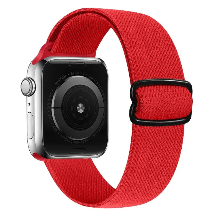 สายรัดนาฬิกาไนลอนหัวเข็มขัดรูปเลข 8 สำหรับ Apple Watch Series 9&8&7 41mm / SE 3&SE 2&6&SE&5&4 40mm / 3&2&1 38mm, สำหรับ Apple Watch Series 7 45mm / & 6 & SE & 5 & 4 44mm