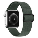 สายรัดนาฬิกาไนลอนหัวเข็มขัดรูปเลข 8 สำหรับ Apple Watch Series 9&8&7 41mm / SE 3&SE 2&6&SE&5&4 40mm / 3&2&1 38mm, สำหรับ Apple Watch Series 7 45mm / & 6 & SE & 5 & 4 44mm