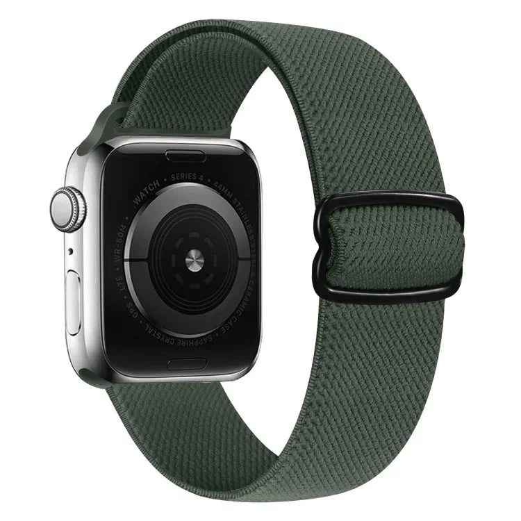 สายรัดนาฬิกาไนลอนหัวเข็มขัดรูปเลข 8 สำหรับ Apple Watch Series 9&8&7 41mm / SE 3&SE 2&6&SE&5&4 40mm / 3&2&1 38mm, สำหรับ Apple Watch Series 7 45mm / & 6 & SE & 5 & 4 44mm