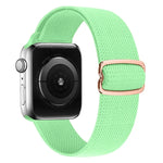 สายรัดนาฬิกาไนลอนหัวเข็มขัดรูปเลข 8 สำหรับ Apple Watch Series 9&8&7 41mm / SE 3&SE 2&6&SE&5&4 40mm / 3&2&1 38mm, สำหรับ Apple Watch Series 7 45mm / & 6 & SE & 5 & 4 44mm