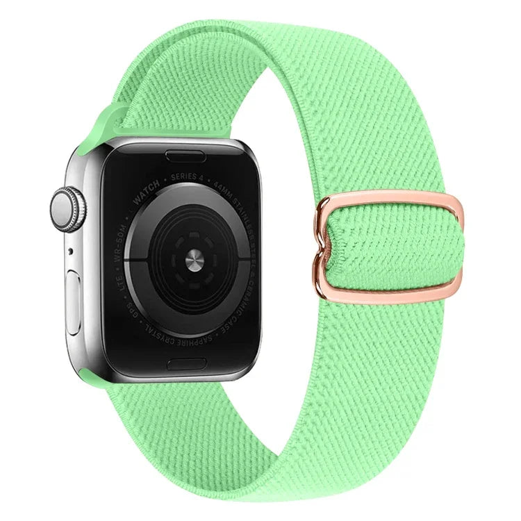 สายรัดนาฬิกาไนลอนหัวเข็มขัดรูปเลข 8 สำหรับ Apple Watch Series 9&8&7 41mm / SE 3&SE 2&6&SE&5&4 40mm / 3&2&1 38mm, สำหรับ Apple Watch Series 7 45mm / & 6 & SE & 5 & 4 44mm