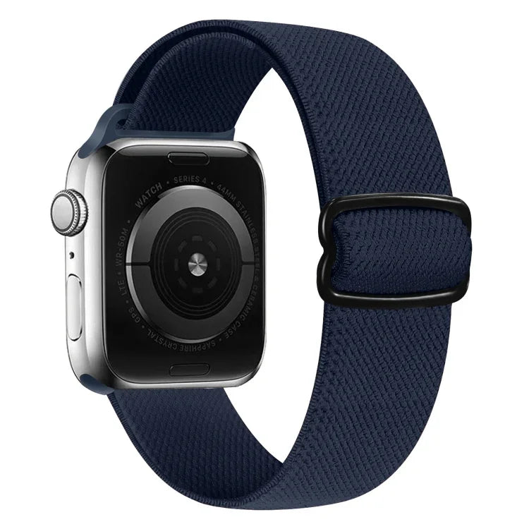 สายรัดนาฬิกาไนลอนหัวเข็มขัดรูปเลข 8 สำหรับ Apple Watch Series 9&8&7 41mm / SE 3&SE 2&6&SE&5&4 40mm / 3&2&1 38mm, สำหรับ Apple Watch Series 7 45mm / & 6 & SE & 5 & 4 44mm