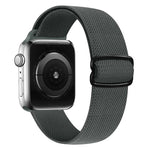 สายรัดนาฬิกาไนลอนหัวเข็มขัดรูปเลข 8 สำหรับ Apple Watch Series 9&8&7 41mm / SE 3&SE 2&6&SE&5&4 40mm / 3&2&1 38mm, สำหรับ Apple Watch Series 7 45mm / & 6 & SE & 5 & 4 44mm
