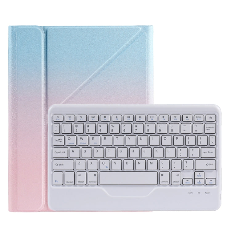 เคสหนังสำหรับคีย์บอร์ดบลูทูธแยกชิ้นได้ พร้อมที่วางสามเหลี่ยมและช่องใส่ปากกา สำหรับ iPad 9.7 2018 & 2017 / Pro 9.7 / Air 2, สำหรับ iPad 10.2 2020 & 2019 / Pro 10.5 นิ้ว / Air 3 10.5 นิ้ว