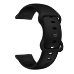 สายรัดเปลี่ยนซิลิโคนหัวเข็มขัดแบบผีเสื้อ ขนาด 20 มม. สำหรับ Samsung Galaxy Watch Active 3 41 มม., ขนาด 22 มม. สำหรับ Samsung Galaxy Watch Active 3 45 มม.