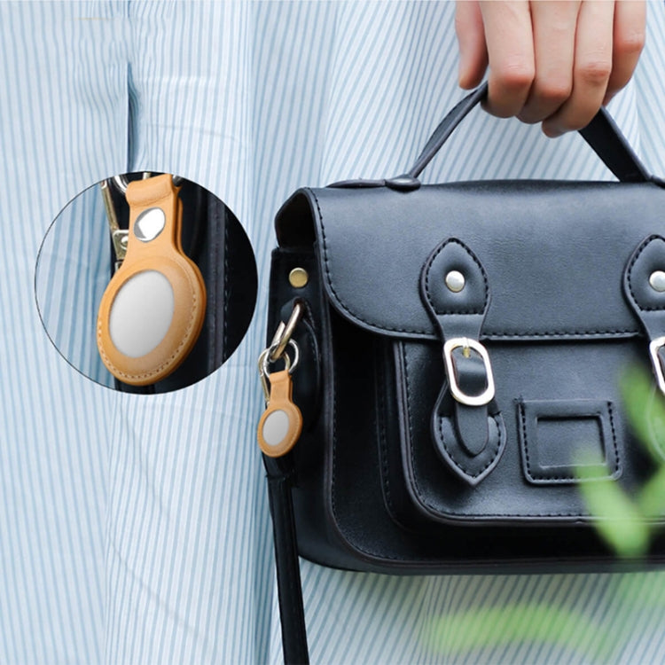 เคสหนัง PU Mutural พร้อมพวงกุญแจสำหรับ AirTag รุ่นที่ 2 / รุ่นที่ 1