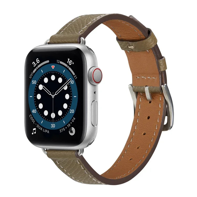 สายหนังสไตล์ B สำหรับ Apple Watch Series, 7 45mm / 6 & SE & 5 & 4 44mm / 3 & 2 & 1 42mm, 7 41mm / 6 & SE & 5 & 4 40mm / 3 & 2 & 1 38mm