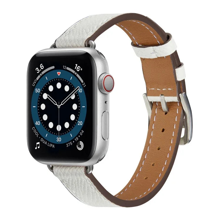 สายหนังสไตล์ B สำหรับ Apple Watch Series, 7 45mm / 6 & SE & 5 & 4 44mm / 3 & 2 & 1 42mm, 7 41mm / 6 & SE & 5 & 4 40mm / 3 & 2 & 1 38mm