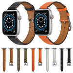 สายหนังสไตล์ B สำหรับ Apple Watch Series, 7 45mm / 6 & SE & 5 & 4 44mm / 3 & 2 & 1 42mm, 7 41mm / 6 & SE & 5 & 4 40mm / 3 & 2 & 1 38mm