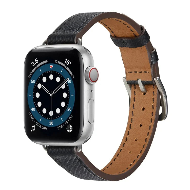 สายหนังสไตล์ B สำหรับ Apple Watch Series, 7 45mm / 6 & SE & 5 & 4 44mm / 3 & 2 & 1 42mm, 7 41mm / 6 & SE & 5 & 4 40mm / 3 & 2 & 1 38mm