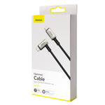 สายเคเบิล Baseus CATPN-01 100W 5A PD3.1 Gen2 USB-C / Type-C ถึง USB-C / Type-C HD สำหรับแสดงผลหน้าจอแบบ Coaxial Hammer ความยาวสาย: 1.5m