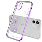 Ultra-thin Electroplating Dandelion Pattern Protective Case, For iPhone 11, For iPhone 11 Pro, For iPhone 11 Pro Max, For iPhone 12 Pro Max, For iPhone 12 Pro, For iPhone 12, For iPhone 12 Mini