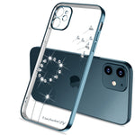 Ultra-thin Electroplating Dandelion Pattern Protective Case, For iPhone 11, For iPhone 11 Pro, For iPhone 11 Pro Max, For iPhone 12 Pro Max, For iPhone 12 Pro, For iPhone 12, For iPhone 12 Mini