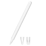 ชุดเคสซิลิโคนปากกาสไตลัสสีเรียบ 3 in 1 สำหรับ Apple Pencil 2