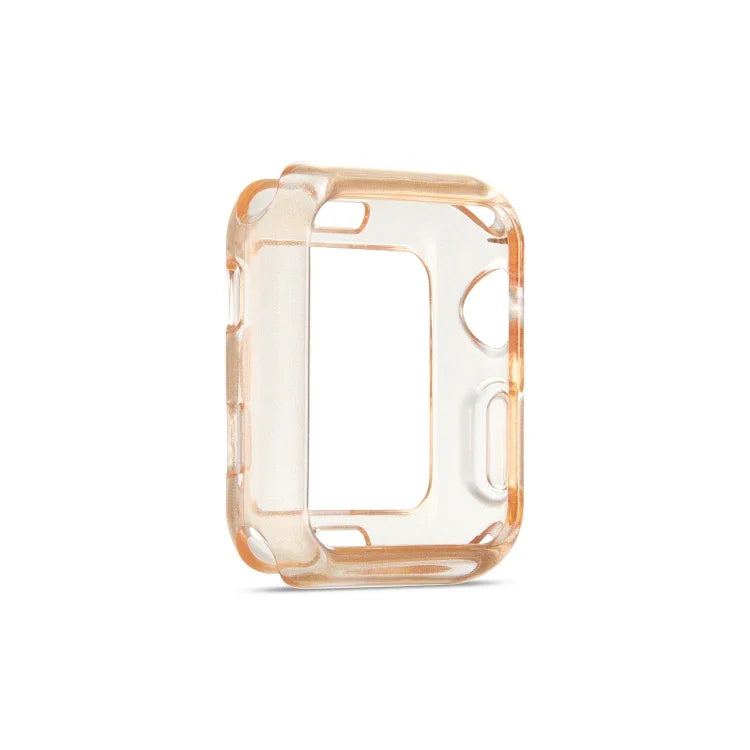 เคสกันกระแทก TPU ผงกลิตเตอร์ สำหรับ Apple Watch Series 6 / 5 / 4 / Watch SE 44mm, สำหรับ Apple Watch Series 3 & 2 & 1 42mm, สำหรับ Apple Watch Series 6 / 5 / 4 / Watch SE 40mm, สำหรับ Apple Watch Series 3 & 2 & 1 38mm