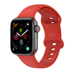 สายซิลิโคนขนาดใหญ่สำหรับ Apple Watch Series, 7 41mm / 6 & SE & 5 & 4 40mm / 3 & 2 & 1 38mm, ขนาด: ขนาดใหญ่, 7 45mm / 6 & SE & 5 & 4 44mm / 3 & 2 & 1 42mm, ขนาด: ขนาดใหญ่
