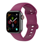 สายซิลิโคนขนาดใหญ่สำหรับ Apple Watch Series, 7 41mm / 6 & SE & 5 & 4 40mm / 3 & 2 & 1 38mm, ขนาด: ขนาดใหญ่, 7 45mm / 6 & SE & 5 & 4 44mm / 3 & 2 & 1 42mm, ขนาด: ขนาดใหญ่