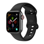 สายซิลิโคนขนาดใหญ่สำหรับ Apple Watch Series, 7 41mm / 6 & SE & 5 & 4 40mm / 3 & 2 & 1 38mm, ขนาด: ขนาดใหญ่, 7 45mm / 6 & SE & 5 & 4 44mm / 3 & 2 & 1 42mm, ขนาด: ขนาดใหญ่