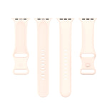 สายซิลิโคนสำหรับ Apple Watch Series, 7 41mm / 6 & SE & 5 & 4 40mm / 3 & 2 & 1 38mm, ขนาด: รหัสเล็ก, 7 45mm / 6 & SE & 5 & 4 44mm / 3 & 2 & 1 42mm, ขนาด: รหัสเล็ก