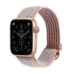 สายไนลอนลายคลื่นสำหรับเปลี่ยน Apple Watch Series, 7 45mm / 6 & SE & 5 & 4 44mm / 3 & 2 & 1 42mm, 7 41mm / 6 & SE & 5 & 4 40mm / 3 & 2 & 1 38mm