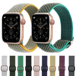 สายไนลอนลายคลื่นสำหรับเปลี่ยน Apple Watch Series, 7 45mm / 6 & SE & 5 & 4 44mm / 3 & 2 & 1 42mm, 7 41mm / 6 & SE & 5 & 4 40mm / 3 & 2 & 1 38mm