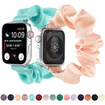 สายผูกผมผ้าพันคอสำหรับเปลี่ยน Apple Watch Series, 7 45mm / 6 & SE & 5 & 4 44mm / 3 & 2 & 1 42mm, 7 41mm / 6 & SE & 5 & 4 40mm / 3 & 2 & 1 38mm