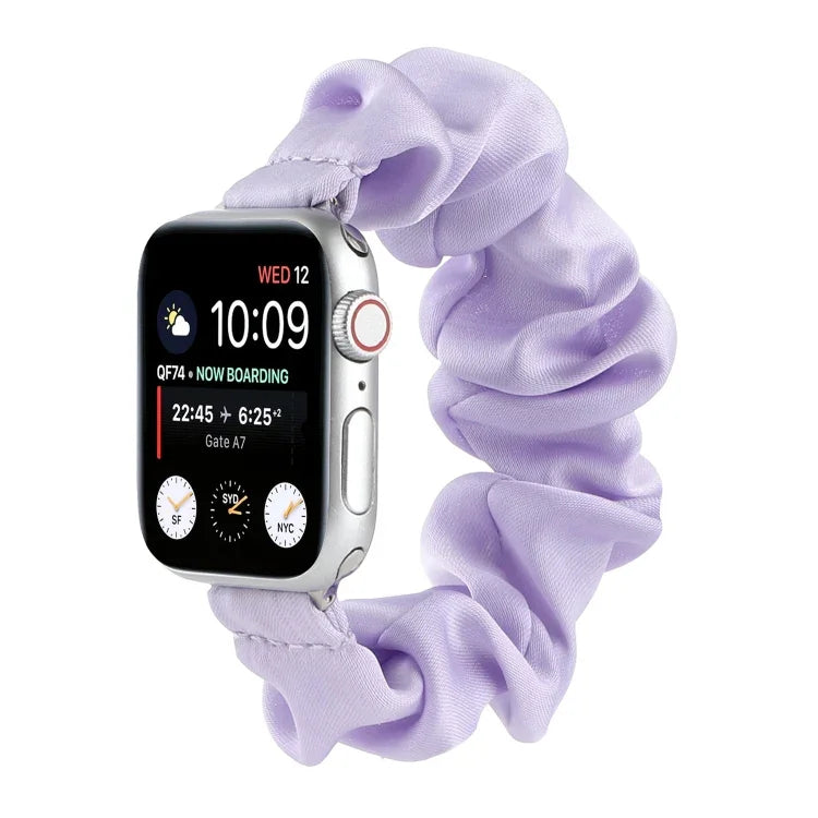 สายผูกผมผ้าพันคอสำหรับเปลี่ยน Apple Watch Series, 7 45mm / 6 & SE & 5 & 4 44mm / 3 & 2 & 1 42mm, 7 41mm / 6 & SE & 5 & 4 40mm / 3 & 2 & 1 38mm