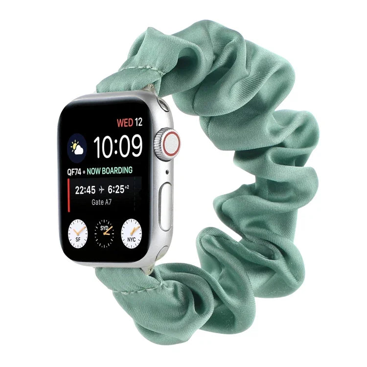 สายผูกผมผ้าพันคอสำหรับเปลี่ยน Apple Watch Series, 7 45mm / 6 & SE & 5 & 4 44mm / 3 & 2 & 1 42mm, 7 41mm / 6 & SE & 5 & 4 40mm / 3 & 2 & 1 38mm