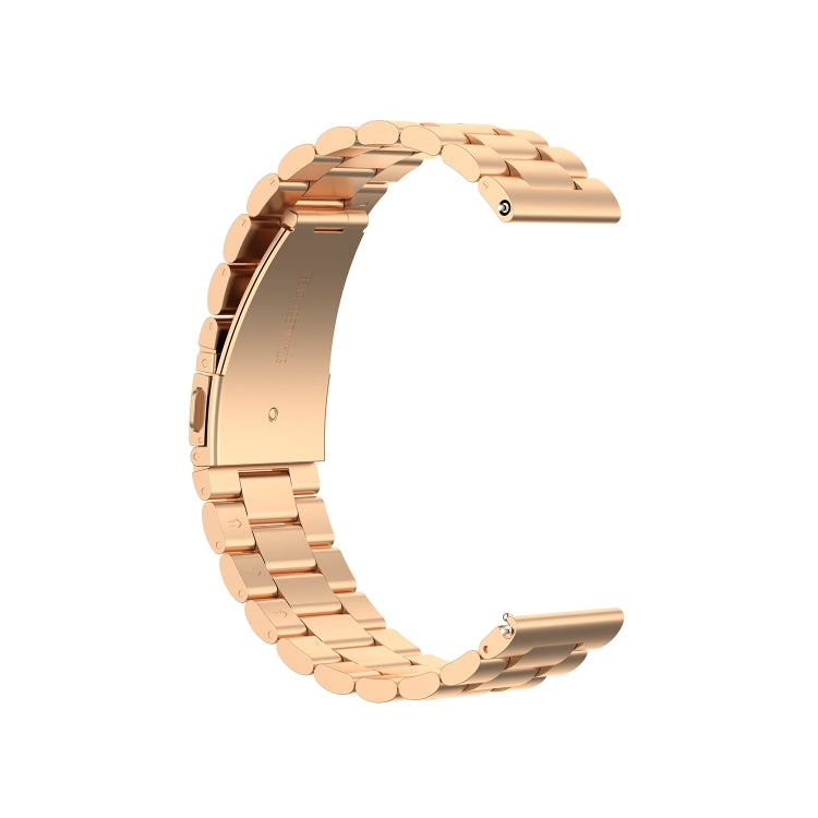 For Huawei Watch 3 / 3 Pro 22mm Three-beads Steel Replacement Strap Watchband