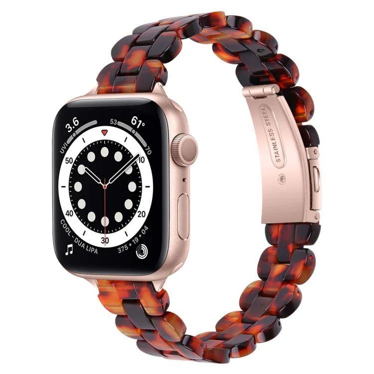 สายเปลี่ยนเรซินรูปวงรี สำหรับ Apple Watch Series 7 41mm / & 6 & SE & 5 & 4 40mm, สำหรับ Apple Watch Series 7 45mm / & 6 & SE & 5 & 4 44mm