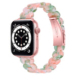 สายเปลี่ยนเรซินรูปวงรี สำหรับ Apple Watch Series 7 41mm / & 6 & SE & 5 & 4 40mm, สำหรับ Apple Watch Series 7 45mm / & 6 & SE & 5 & 4 44mm