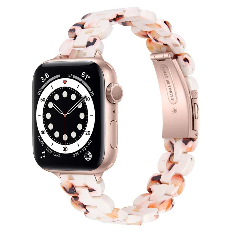 สายเปลี่ยนเรซินรูปวงรี สำหรับ Apple Watch Series 7 41mm / & 6 & SE & 5 & 4 40mm, สำหรับ Apple Watch Series 7 45mm / & 6 & SE & 5 & 4 44mm