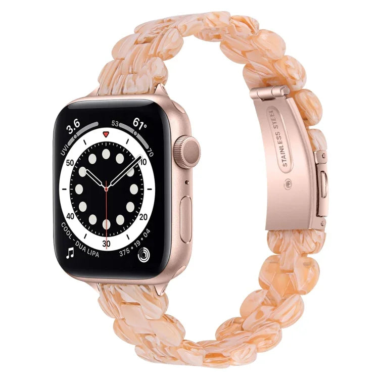 สายเปลี่ยนเรซินรูปวงรี สำหรับ Apple Watch Series 7 41mm / & 6 & SE & 5 & 4 40mm, สำหรับ Apple Watch Series 7 45mm / & 6 & SE & 5 & 4 44mm