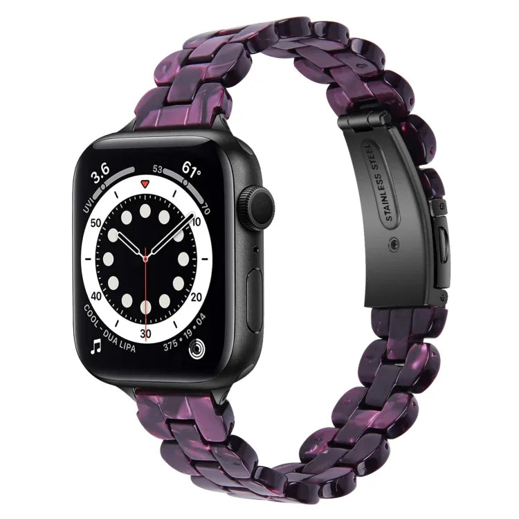 สายเปลี่ยนเรซินรูปวงรี สำหรับ Apple Watch Series 7 41mm / & 6 & SE & 5 & 4 40mm, สำหรับ Apple Watch Series 7 45mm / & 6 & SE & 5 & 4 44mm