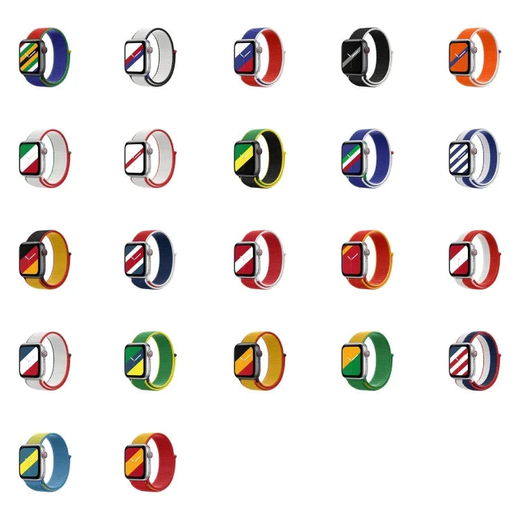 สายเปลี่ยนแบบ International Series Loopback สำหรับ Apple Watch Series, 7 45mm / 6 & SE & 5 & 4 44mm / 3 & 2 & 1 42mm, 7 41mm / 6 & SE & 5 & 4 40mm / 3 & 2 & 1 38mm