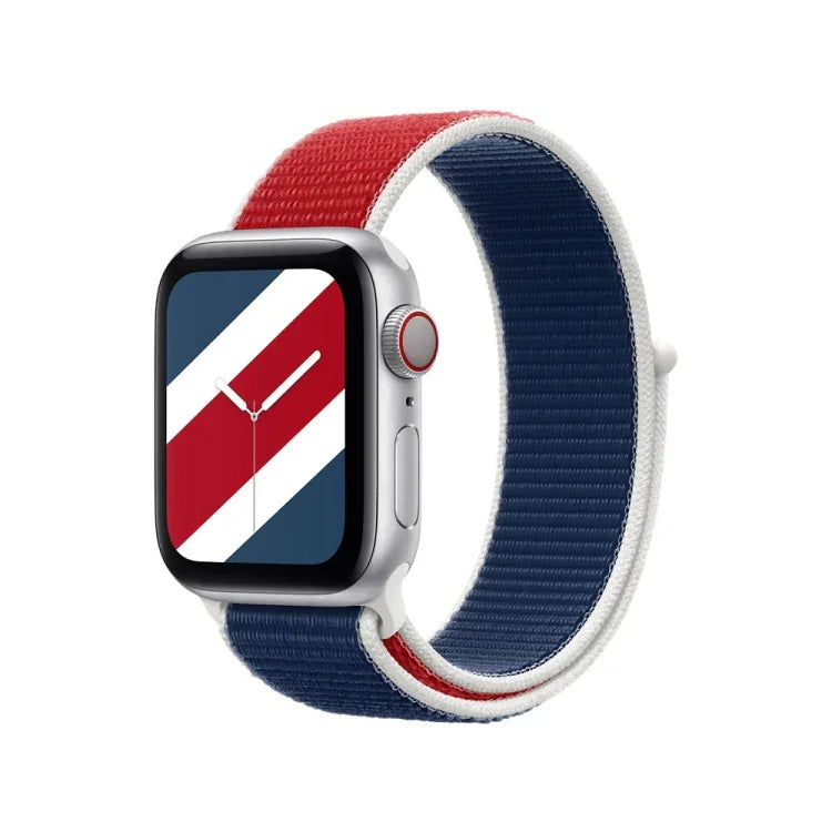 สายเปลี่ยนแบบ International Series Loopback สำหรับ Apple Watch Series, 7 45mm / 6 & SE & 5 & 4 44mm / 3 & 2 & 1 42mm, 7 41mm / 6 & SE & 5 & 4 40mm / 3 & 2 & 1 38mm